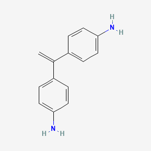 molecular formula C14H14N2 B8672629 4,4'-(Ethene-1,1-diyl)dianiline CAS No. 100869-80-5