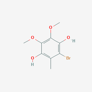 2-Bromo-5,6-dimethoxy-3-methylbenzene-1,4-diol