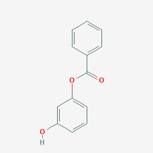 B086727 3-Hydroxyphenyl benzoate CAS No. 136-36-7