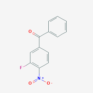 molecular formula C13H8FNO3 B8672814 (3-Fluoro-4-nitrophenyl)(phenyl)methanone CAS No. 88965-51-9
