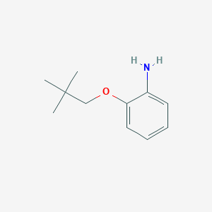 molecular formula C11H17NO B8672844 [2-(2,2-Dimethylpropoxy)phenyl]amine 