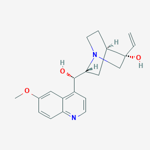 (3S,4R,6R)-3-ethenyl-6-[(S)-hydroxy-(6-methoxyquinolin-4-yl)methyl]-1-azabicyclo[2.2.2]octan-3-ol