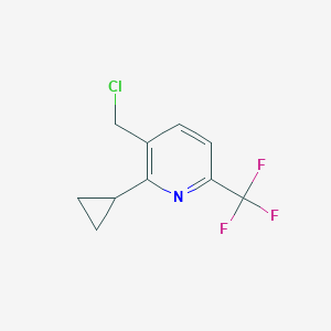 3-(Chloromethyl)-2-cyclopropyl-6-(trifluoromethyl)pyridine