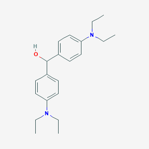 molecular formula C21H30N2O B086729 双(4-二乙氨基苯基)甲醇 CAS No. 134-91-8