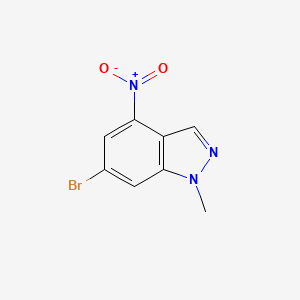 6-Bromo-1-methyl-4-nitro-1H-indazole