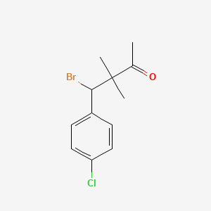 4-Bromo-4-(4-chlorophenyl)-3,3-dimethylbutan-2-one