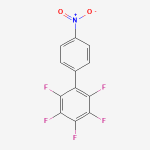 molecular formula C12H4F5NO2 B8672944 4-Nitro-2',3',4',5',6'-pentafluorobiphenyl CAS No. 14743-50-1