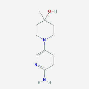 1-(6-Aminopyridin-3-yl)-4-methylpiperidin-4-ol