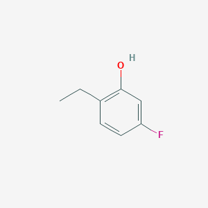 molecular formula C8H9FO B8672987 2-Ethyl-5-fluorophenol CAS No. 1147351-77-6
