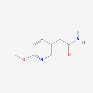 molecular formula C8H10N2O2 B8673025 2-(6-Methoxypyridin-3-yl)acetamide 