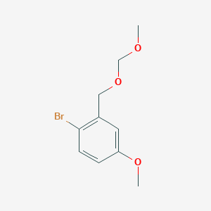 2-Bromo-5-methoxy-1-(methoxymethoxymethyl)benzene