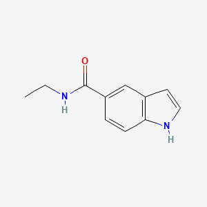 molecular formula C11H12N2O B8673090 N-ethyl-1H-indole-5-carboxamide 