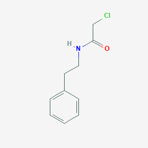 molecular formula C10H12ClNO B086731 2-氯代-N-苯乙酰胺 CAS No. 13156-95-1