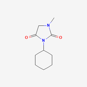 3-Cyclohexyl-1-methylimidazolidine-2,4-dione
