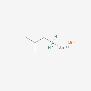molecular formula C5H11BrZn B8673138 3-Methylbutylzinc bromide 