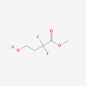 molecular formula C5H8F2O3 B8673237 Methyl 2,2-difluoro-4-hydroxybutanoate CAS No. 108781-46-0