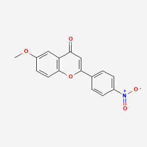 molecular formula C16H11NO5 B8673241 6-Methoxy-4'-nitroflavone 