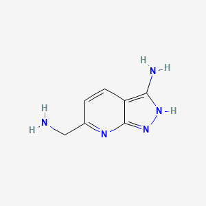3-Amino-6-aminomethyl-7-azaindazole