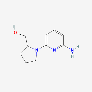 (1-(6-Aminopyridin-2-yl)pyrrolidin-2-yl)methanol