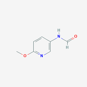 molecular formula C7H8N2O2 B8673310 N-(2-Methoxy-5-pyridyl)formamide 
