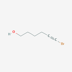 molecular formula C6H9BrO B8673340 6-Bromo-hex-5-yn-1-ol 