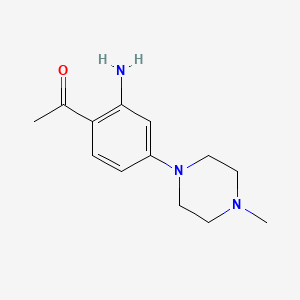 1-[2-Amino-4-(4-methyl-piperazin-1-yl)-phenyl]-ethanone