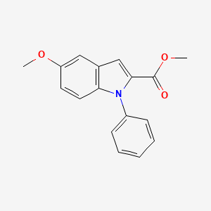 Methyl 5-methoxy-1-phenyl-1H-indole-2-carboxylate