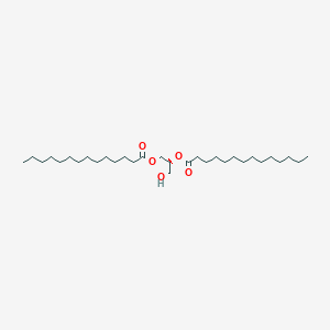 molecular formula C31H60O5 B086734 2,3-二肉豆蔻酰-sn-甘油 CAS No. 1069-82-5