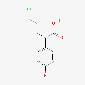 5-chloro-2-(4-fluorophenyl)pentanoic Acid