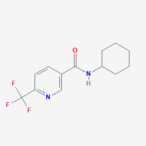 N-Cyclohexyl-6-(trifluoromethyl)-3-pyridinecarboxamide