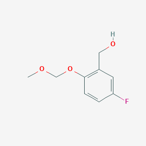 molecular formula C9H11FO3 B8673580 5-Fluoro-2-methoxymethoxybenzyl alcohol 