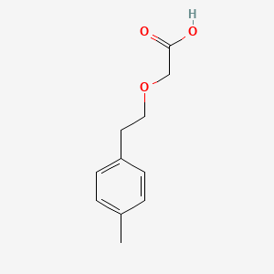 molecular formula C11H14O3 B8673587 2-(4-Methylphenyl)ethoxyacetic acid 