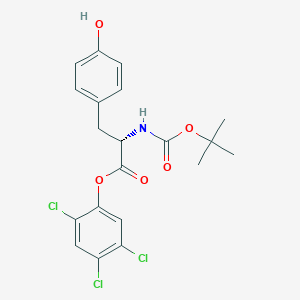 molecular formula C20H20Cl3NO5 B8673616 Boc-L-tyrosine 2,4,5-trichlorophenyl ester 