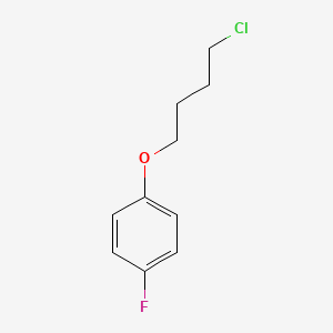 molecular formula C10H12ClFO B8673644 1-(4-Chlorobutoxy)-4-fluorobenzene 
