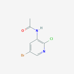 B8673703 N-(5-Bromo-2-chloropyridin-3-YL)acetamide CAS No. 886372-73-2