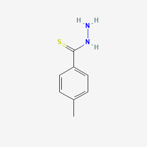 molecular formula C8H10N2S B8673712 4-Methylthiobenzoylhydrazine 