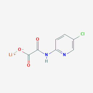 molecular formula C7H4ClLiN2O3 B8673747 Lithium 2-((5-chloropyridin-2-yl)amino)-2-oxoacetate 