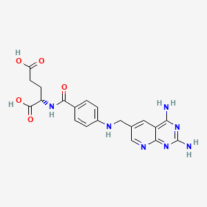 molecular formula C20H21N7O5 B8673772 5-Deazaaminopterin CAS No. 80360-09-4