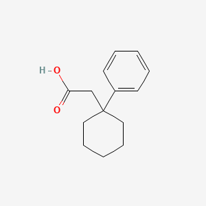 CYCLOHEXANEACETIC ACID,1-PHENYL-