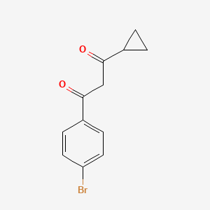 1-(4-Bromophenyl)-3-cyclopropyl-1,3-propanedione