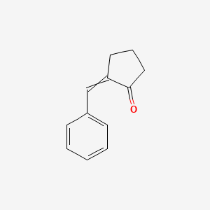 molecular formula C12H12O B8673968 2-Phenylmethylenecyclopentanone 