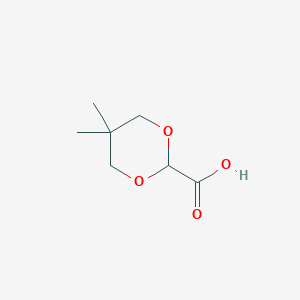 molecular formula C7H12O4 B8674019 2-Carboxy-5,5-dimethyl-1,3-dioxane CAS No. 744220-87-9