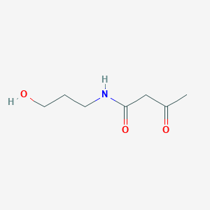 N-(3-hydroxypropyl)-3-oxobutanamide
