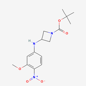 Tert-butyl 3-(3-methoxy-4-nitrophenylamino)azetidine-1-carboxylate