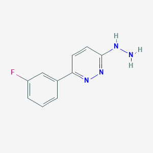 3-(3-Fluorophenyl)-6-hydrazinylpyridazine