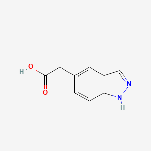 2-(1H-indazol-5-yl)propanoic Acid