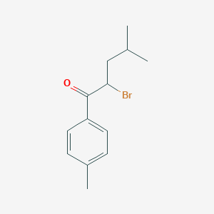 2-Bromo-4-methyl-1-(4-methylphenyl)pentan-1-one