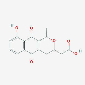 molecular formula C16H14O6 B8674348 Nanaomycin 