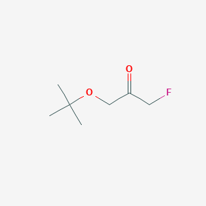 molecular formula C7H13FO2 B8674392 1-Tert-butoxy-3-fluoro-propan-2-one 