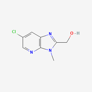 6-Chloro-2-hydroxymethyl-3-methylimidazo[4,5-b]pyridine